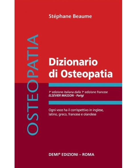 Dizionario di Osteopatia -...